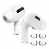 Picture of DamonLight AirPods Pro Cover [Fit in The case] [Comfortable Listening] Compatible with AirPods Pro Anti-Slip Silicone eartips Soft Sport Covers AirPods Pro Accessories2 Pairs (White)