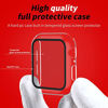 Picture of Smiling Case Compatible with Apple Watch Series 6/SE/Series 5/Series 4 44mm with Built in Tempered Glass Screen Protector- All Around Hard PC Case Overall Protective Cover (Clear)