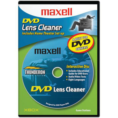 Picture of Maxell 190059 DVD Only Lens Cleaner, with Equipment Set Up and Enhancement Features