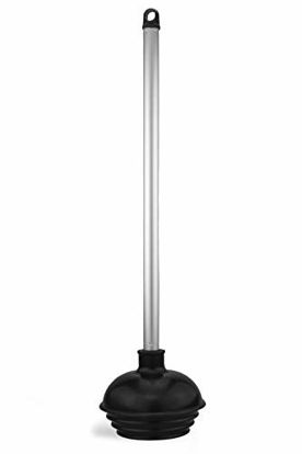 Picture of Neiko 60166A Toilet Plunger with Patented All-Angle Design | Heavy Duty | Aluminum Handle