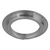 Picture of Fotodiox Pro Chrome (Type 1) Lens Mount Adapter, M42 (42mm x1 Thread Screw) Lens to Canon EOS Adapter, for Canon EOS 1D, 1DS, Mark II, III, IV, 1DC, 1DX, D30, D60, 10D, 20D, 20DA, 30D, 40D, 50D, 60D, 60DA, 5D, Mark II, Mark III, 7D, Rebel XT, XTi, XSi, T1, T1i, T2i, T3, T3i, T4, T4i, C300, C500