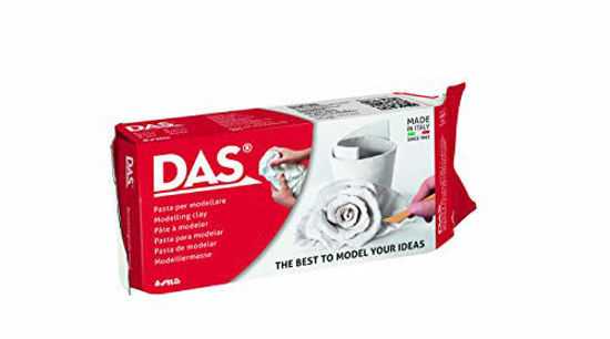 Picture of DAS Air-Hardening Modeling Clay, 2.2 Lb. Block, White Color (387500)