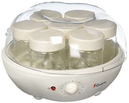 Picture of Euro Cuisine BM-QSHL-PFKK YM100 Automatic Yogurt Maker, 9.5 Inch, white