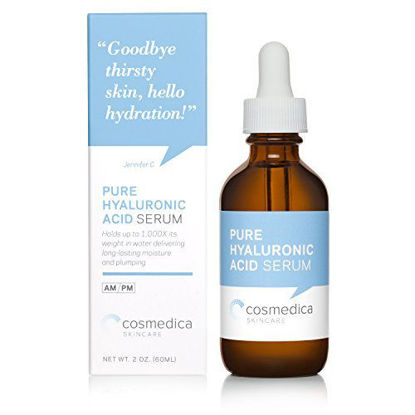 Picture of Cosmedica Skincare Pure Hyaluronic Acid Serum for Skin by Cosmedica Skincare 2 Oz (60ML)