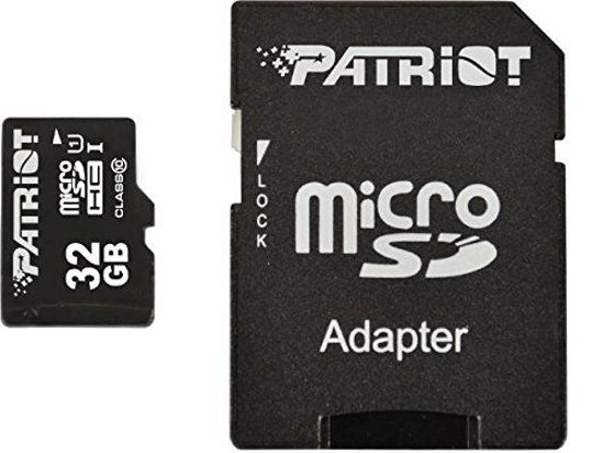 Picture of Patriot PSF32GMCSHC10BK Signature Series 32GB microSDHC Flash Card Model - OEM