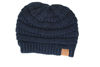 Picture of Thick Slouchy Knit Unisex Beanie Cap Hat,One Size,Navy