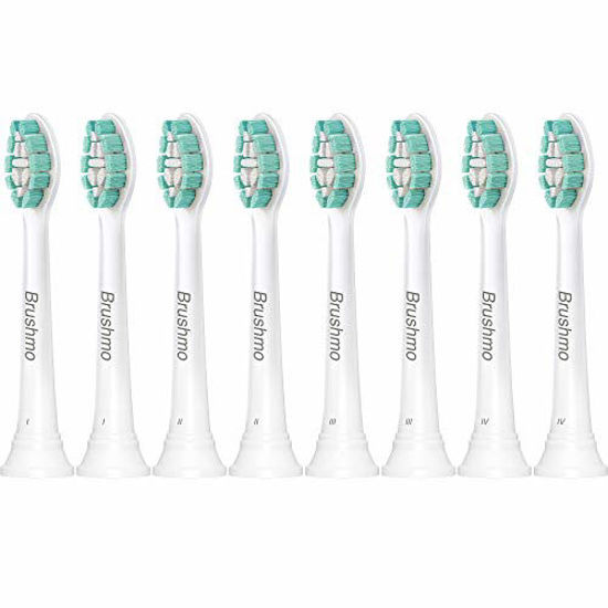 Picture of Brushmo Replacement Toothbrush Heads Compatible with Sonicare Electric Toothbrush, 8 Pack