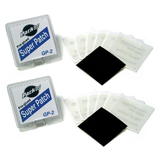 GetUSCart- Park Tool GP-2 Pre-Glued Super Patch Puncture Repair Kits (Pair)