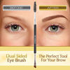 Picture of Duo Eyebrow Brush by Keshima - Premium Quality Angled Eye Brow Brush and Spoolie Brush