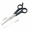 Picture of Professional Pet Grooming Scissors with Round Tip Stainless Steel Dog Eye Cutter for Dogs and Cats, Professional Grooming Tool, Size 6.70" x 2.6" x 0.43"