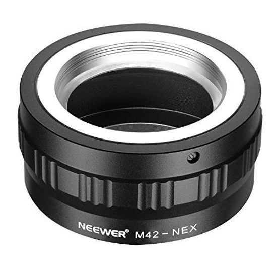 Picture of Neewer Lens Mount Adapter for M42 Lens to Sony NEX E-Mount Camera,fits Sony A7 A7S/A7SII A7R/A7RII A7II A3000 A6000 A6300 NEX-3 NEX-3C NEX-5 NEX-5C NEX-5N NEX-5R NEX-6 NEX-7 NEX-VG10/20