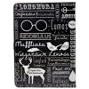 Picture of YHB Case for iPad Air 2, Magic Spells Alohomora Riddikulus Pattern Leather Flip Stand Case Cover for ipad Air 2th (A1566,A1567, 2014 Release)