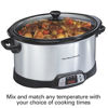 Picture of Hamilton Beach 33480 8-Quart Programmable Slow Cooker, Silver