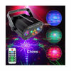 Picture of Chims DJ Party Laser Lights Red Green Blue 128 Patterns RGB Colorful LED Ripple Wave Lighting for Birthday Party DJ Stage Disco Music Festival Gift Club Christmas Xmas Party (RGB 128 Patterns)