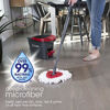 Picture of O-Cedar Easywring Microfiber Spin Mop & Bucket Floor Cleaning System with 1 Extra Refill