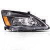 Picture of AUTOSAVER88 Compatible with 2003 2004 2005 2006 2007 Honda Accord Headlight Assembly OE Headlamp Replacement,Amber Reflector Black Housing