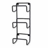 Picture of Wallniture Wrought Iron Metal Towel Rack - Solid Quality 3-Section 16 Inch Wall Mountable for Bathroom Storage - Large Enough to Fit Rolled Bath Towels in Black