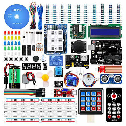 Picture of LAFVIN Project Super Starter Kit for R3 Mega2560 Mega328 Nano with Tutorial Compatible with Arduino IDE