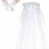 Picture of Girls Veil First Communion, First Holy Communion Veils And Gloves For Girl