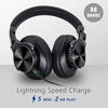 Picture of Noise Cancelling Headphones Bluetooth V5.0 Wireless,40Hours Playtime Headsets Over Ear with Microphones&Fast Charge,Srhythm NC75 Pro for TV/PC/Cell Phone - Low Latency