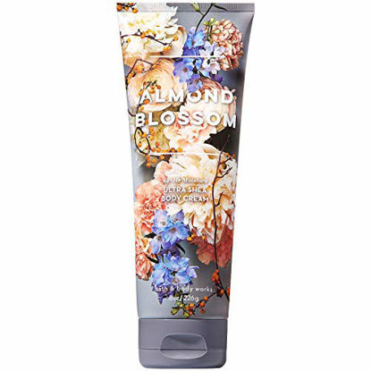 Picture of Bath and Body Works Almond Blossom Ultra Shea Body Cream (24-Hr Moisture) 8 Ounce