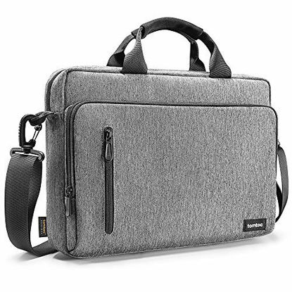 Picture of tomtoc 13.5 Inch Laptop Shoulder Bag for 13-inch MacBook Pro, MacBook Air, Surface Book, Surface Laptop, Multi-Functional Laptop Messenger Bag for Surface Pro, Dell XPS 13