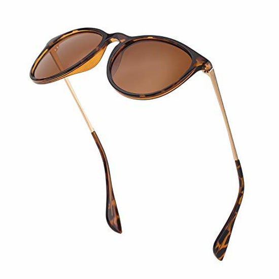 Vintage Round Sunglasses for Women Classic Retro Designer Style Candi