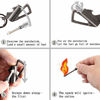 Picture of XIFEI Keychain Bottle Opener and Matchstick Fire Starte Great Keychain Kerosene Lighter