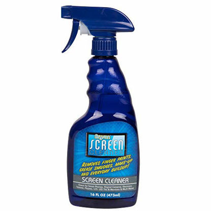 Picture of Bryson Screen Cleaner- 16 oz Spray Bottle for Use with LED & LCD TV, Computer Monitor, Laptop, and iPad Screens- 16 oz Bottle Only, No Towel
