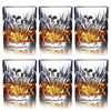 Picture of Whiskey Glasses Set of 6 - 10oz Premium Lead Free Crystal Whiskey Glass, Rock Style Old Fashioned Glass For Drinking Scotch, Bourbon, Cognac, Irish Whisky and Old Fashioned Cocktails