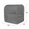 Picture of Homai Stand Mixer Cover Compatible with Tilt Head 4.5-5 Quart KitchenAid Mixer, Cloth Dust Cover with Pocket for Extra Attachments (Gray)