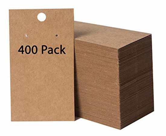 50pcs/Pack Earring Card Holder, Thick Square Kraft Paper With 6 Holes  (5x9cm) Suitable For Handmade Earrings Packaging, Display, And Sales |  SHEIN USA