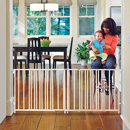 Swinging best sale baby gate