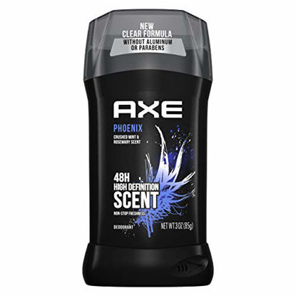 Picture of AXE Dual Action Deodorant Stick for Long Lasting Odor Protection Phoenix Crushed Mint & Rosemary Mens Formulated Without Aluminum 3 oz