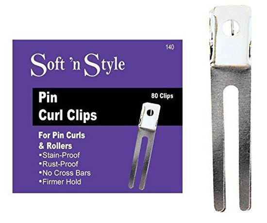 Picture of Soft 'N Style Boxed Pin Curl Clips, 80 Per Box