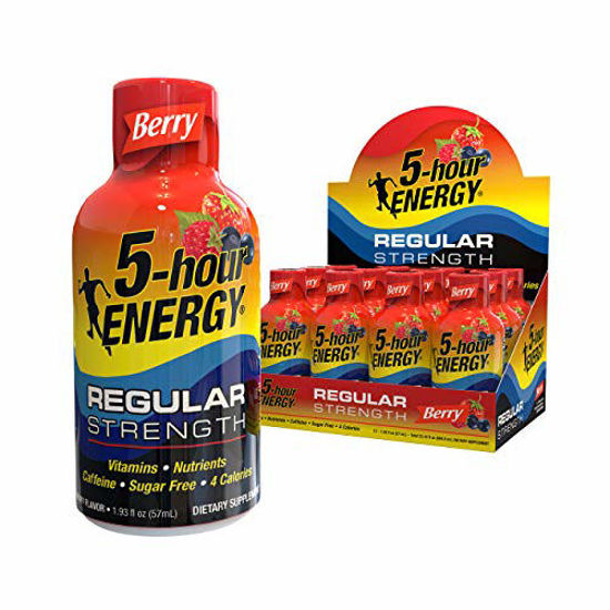 Picture of 5-hour ENERGY Shot, Regular Strength, Berry 1.93 Ounce, 12 Count