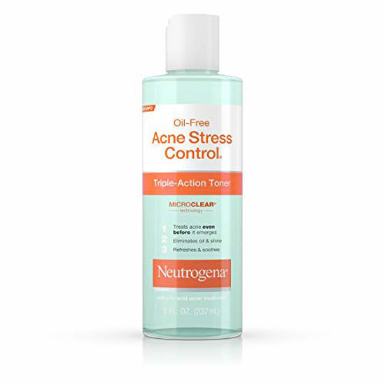 Picture of Neutrogena Oil-Free Acne Stress Control Triple-Action Toner, 8 Fl. Oz