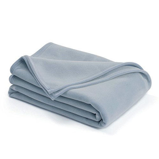 Picture of The Original Vellux Blanket - Full/Queen, Soft, Warm, Insulated, Pet-Friendly, Home Bed & Sofa - Wedgewood Blue