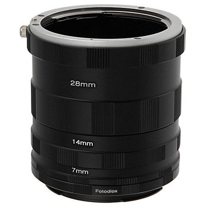 Picture of Fotodiox Macro Extension Tube Set Compatible with Canon EOS EF/EF-S Cameras for Extreme Macro Photography