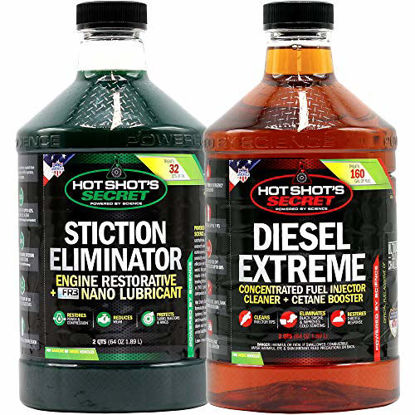 Picture of Hot Shot's Secret - DDD Diesel Duo, 2qt STICTION Eliminator and 2qt Diesel Extreme