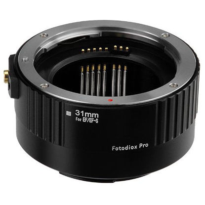 Picture of Fotodiox Pro Auto Macro Extension Tube, 31mm Section - for Canon EOS EF/EF-s Lenses for Extreme Close-up with Autofocus or Auto-Exposure