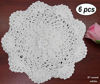 Picture of Creative Linens 6PCS 8" Round Crochet Lace Doily White 100% Cotton Handmade, Set of 6 Pieces