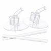 Picture of Thermos THRF401RS6 F401 FUNtainer Foogo Replacement Straw Set, 2 pk, one size, Clear