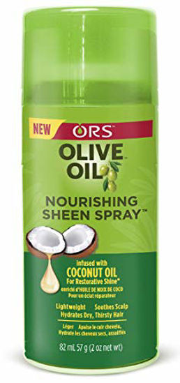 Picture of ORS Olive Oil Nourishing Sheen Spray Infused with Coconut for Restorative Shine