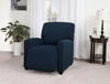 Picture of Madison Stretch Jersey Recliner Slipcover, Large, Solid, Navy