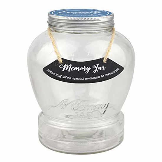 Picture of Top Shelf Family Memory Jar With 180 Tickets, Pen, and Decorative Lid