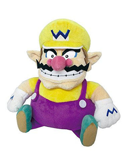 Picture of Little Buddy Super Mario All Star Collection 1421 Wario Stuffed Plush, 10",Multi-Colored