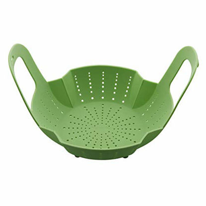 Picture of Instant Pot Official Silicone Steamer Basket, Compatible with 6-Quart and 8-Quart Cookers, Green