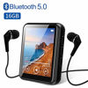 Picture of MP3 Player Bluetooth 5.0 Touch Screen Music Player 16GB Portable mp3 Player with Speakers high Fidelity Lossless Sound Quality mp3 FM Radio Recording e-Book 1.8 inch Screen MP3 Player Support (128GB)