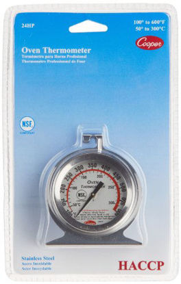 Picture of Cooper-Atkins 24HP-01-1 Stainless Steel Bi-Metal Oven Thermometer, 100 to 600 Degrees F Temperature Range